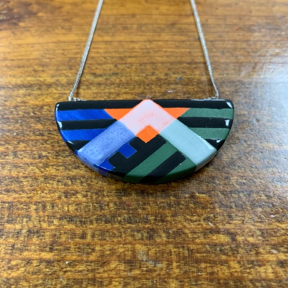 NIB Ceramic Necklace by Toronto artist Julie Moon - Picture 5 of 13